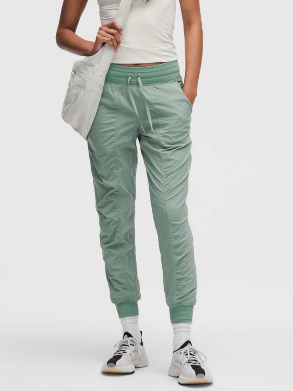 Lululemon Lined Dance Studio Joggers 8 Crater Blue Green